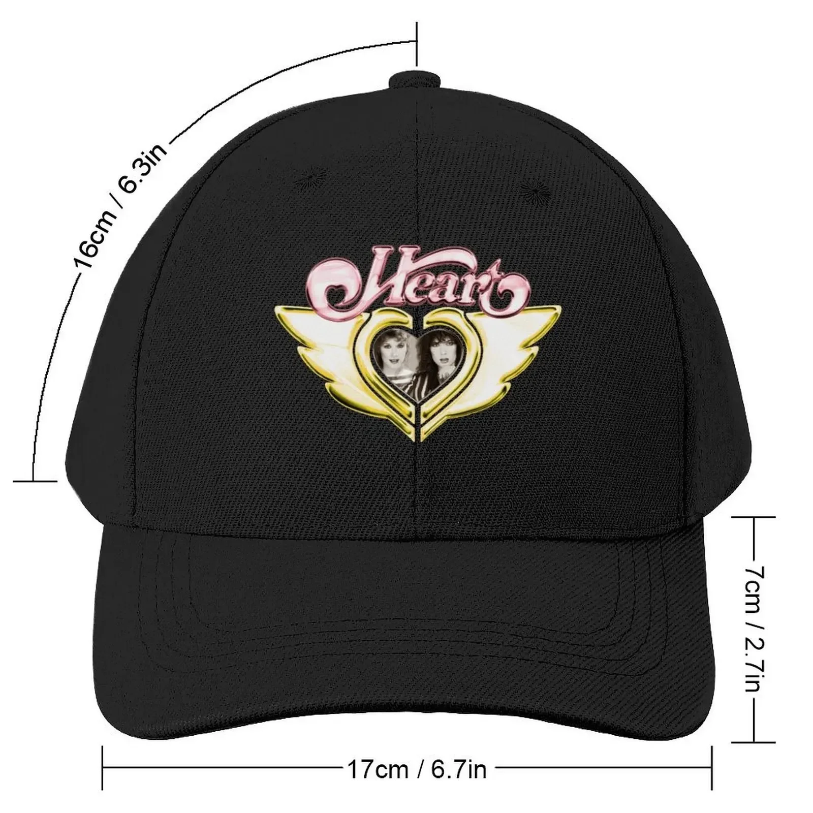 Heart: Nancy And Ann Baseball Cap Fashion Beach fashionable Christmas Hat Baseball Men Women's