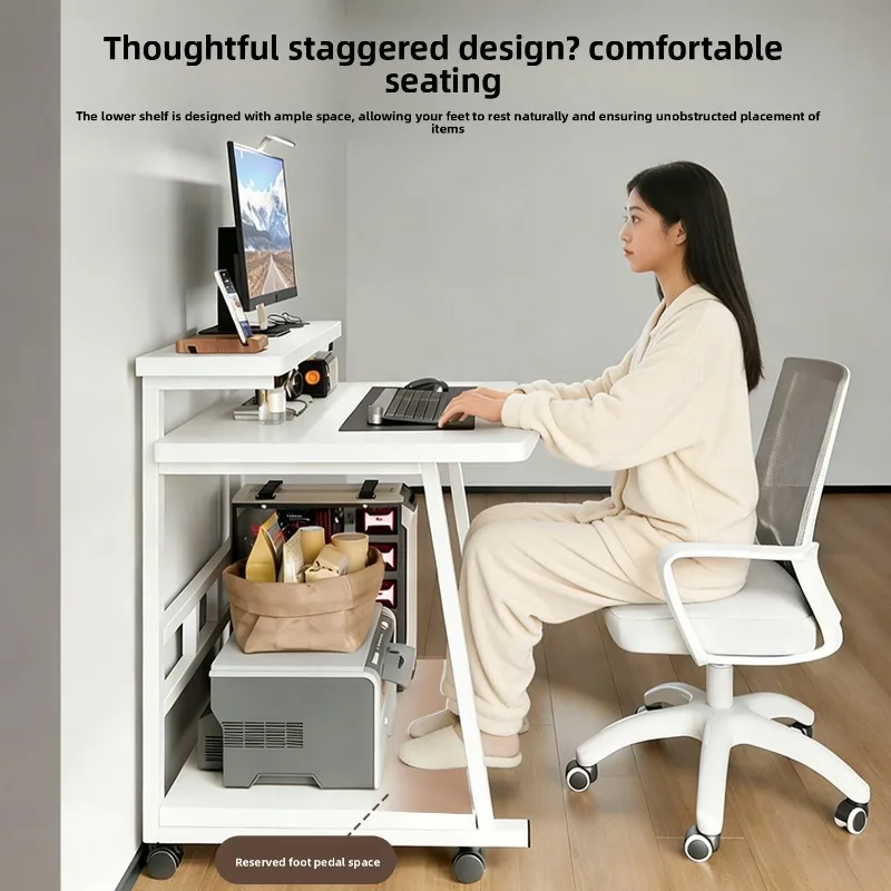 Mini Table Tower Compatible Gaming Computer Laptop Stand Office Desk Furniture Mobile Computer Desk Compact Home Gaming Bedside