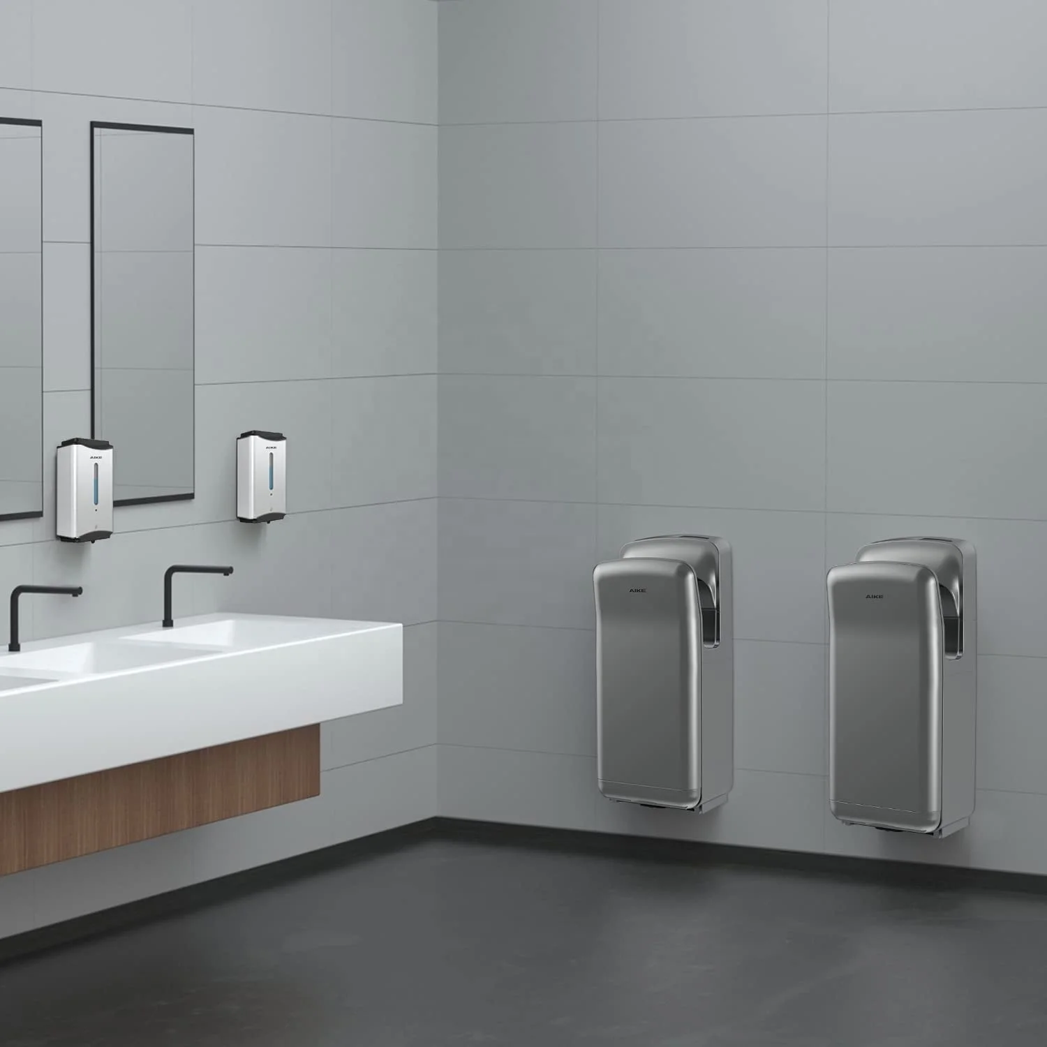 High Speed Electric Hand Dryer Waterproof Best Quality Wholesale for Hotels and Households OEM Customizable
