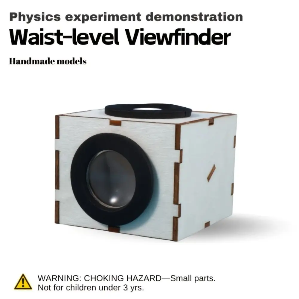 Metal Shell Waist-Level Viewfinder Portable Viewfinder Coated Lens Camera Viewfinder Manual Assembly DIY Material