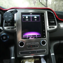 Stainless steel navigation panel decorative stickers  for Renault Koleos for Samsung QM6 2017-2021 Accessories