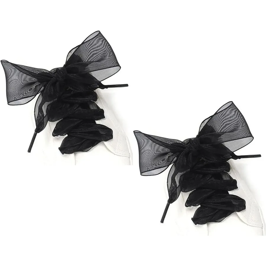 

Шнурки для обуви, мягкие повседневные кроссовки на плоской атласной ленте для женщин и девочек, ширина 4 см