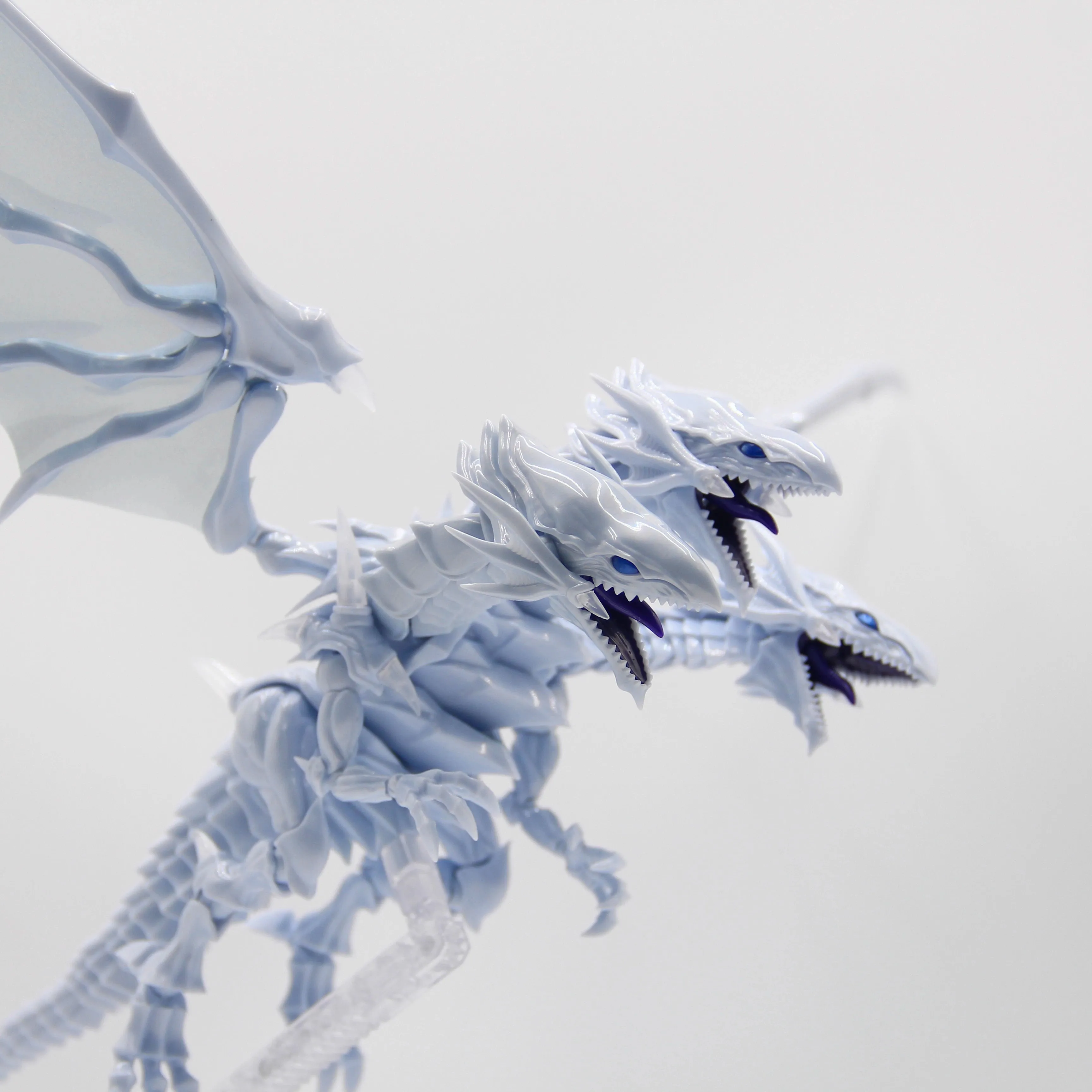 Ko Blue-Eyes White Dragon Frs Figure Rise Action Assembly Figure Blue Eyes White Dragon Anime Model 3 Head Collect Kit Toy Gift