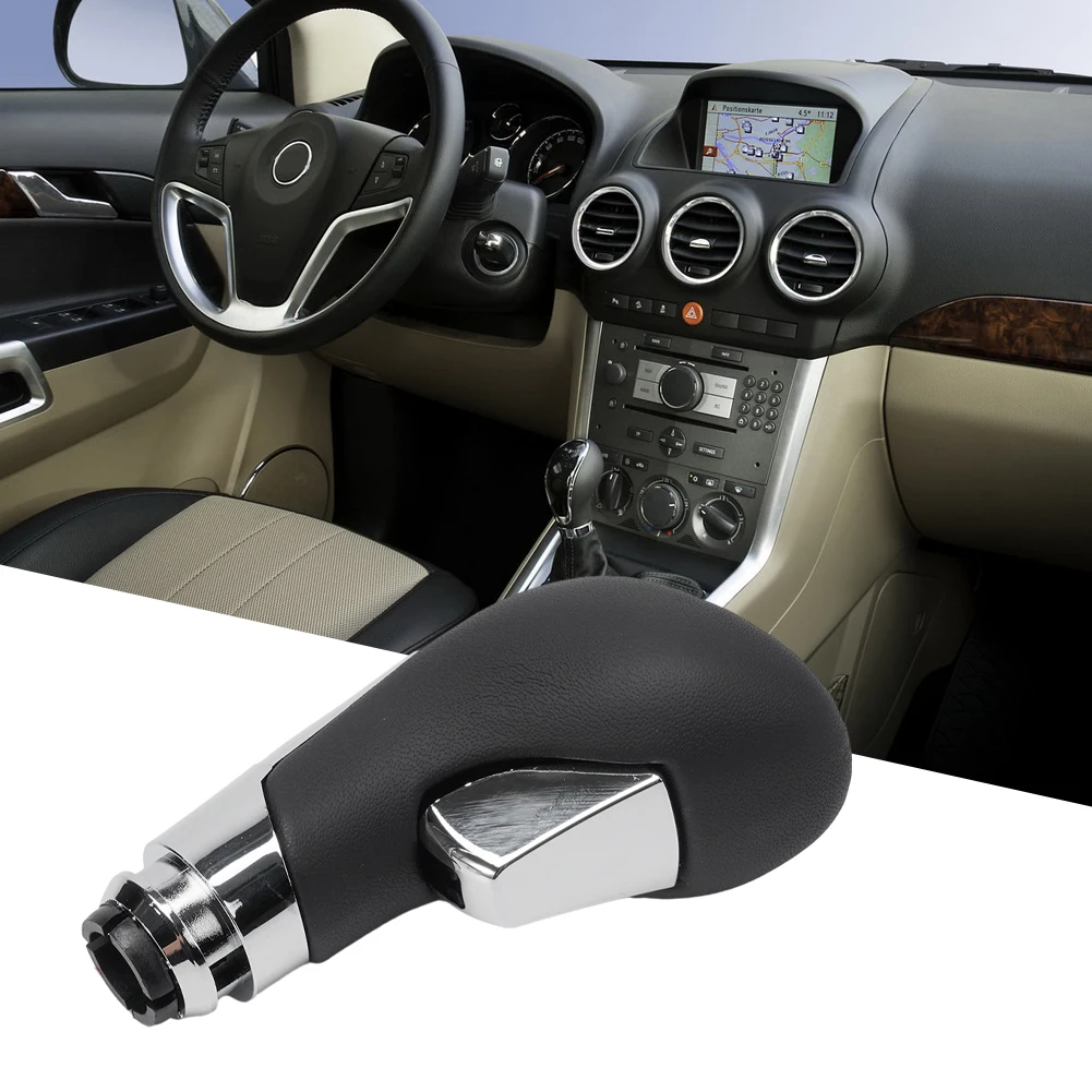 Automatic PVC+Leather 6 speed Black 10.5*4.5cm Gear Shift Knob For Opel for vauxhall Insignia Astra High Quality