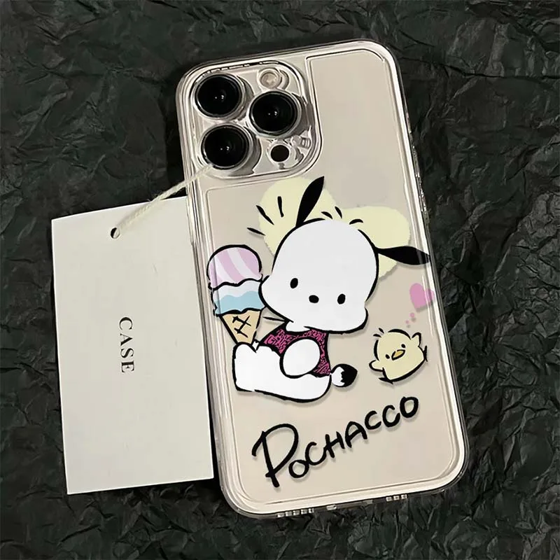 Funda Transparente con Estampado de Pochacco para Xiaomi 15 Ultra, 15T Pro, 14T, 13, 12 Pro, 14 Ultra, Mi 11 Lite 5G, Carcasa Suave de TPU