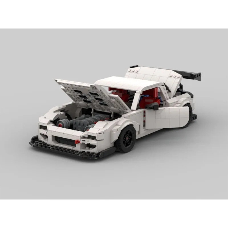 

MOC-189703 New Classic RX7City Sports Racing Car Building Block Model1188Parts Boys' Children's Birthday Building Block Toy Gift