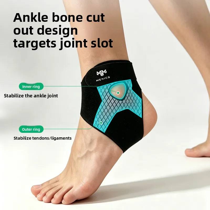 Sports ankle protection Two-way straps Pressurized anti-sprain protective gear Mountaineering running Anti-sprain foot protectio