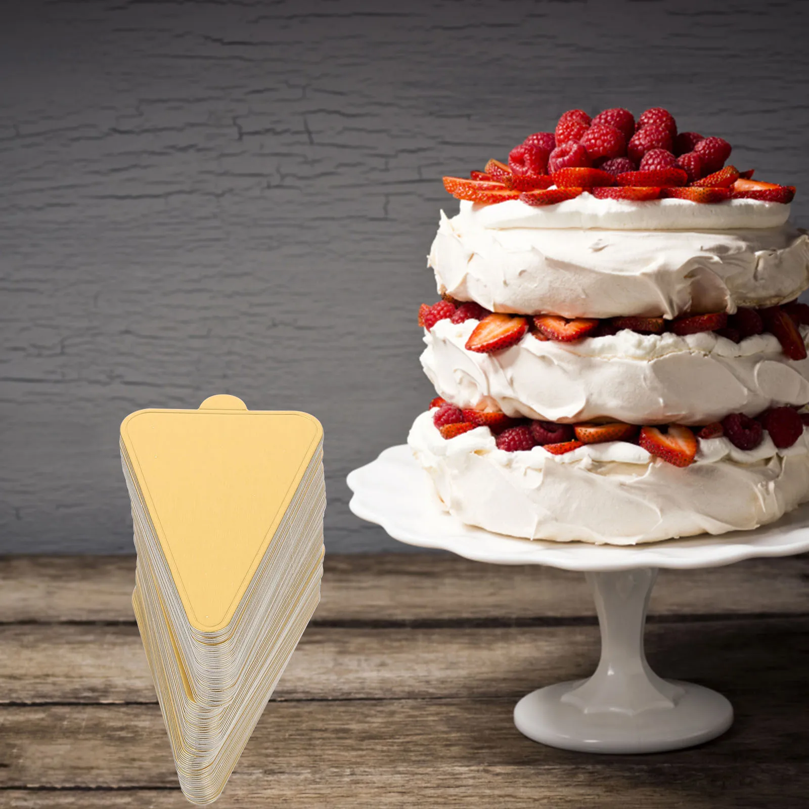 

100 Sheets Mini Cake Boards Round Paper Bases 8 Inches Sturdy Material Extended Edge Wedding Birthday Party Trays