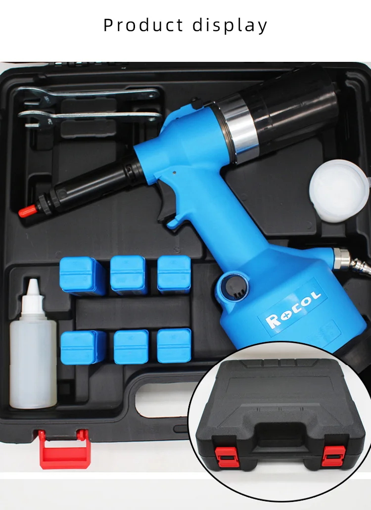 Industrial Rivet Nut Gun Hydraulic Pneumatic Automatic Riveter Tool Setting Rivnut Riveting Metric M3 M4 M5 M6 M8 M10 M12 or UNC
