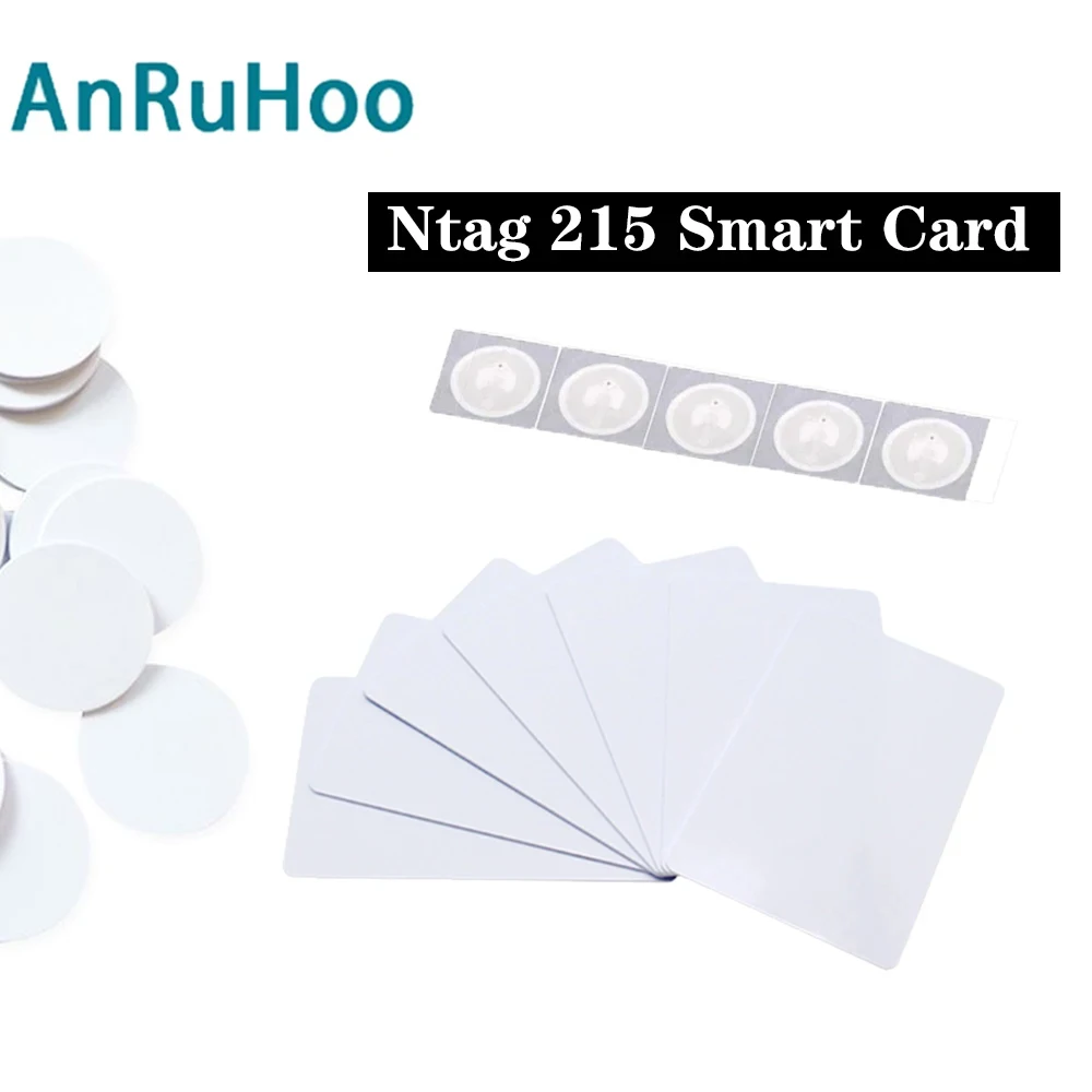 

10/30/50pcs Smart Chip NFC Ntag 215 Tag Sticker 13.56Mhz Badge for Amiibo and TagMo Forum Type2 25mm Ultra Light Coin Card Token