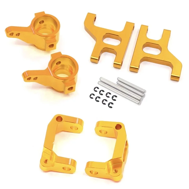 Metal Front Steering Cup C Hub Carrier Suspension Arm Set for 1/10 RC Crawler Car Tamiya CC01 CC-01 Upgrade Parts,3