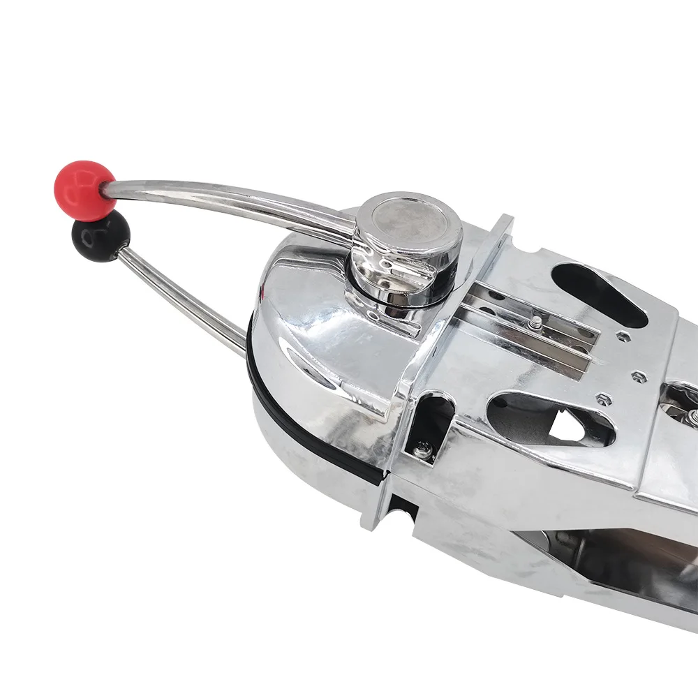 رأس باب الوقود البحري، مقبض أمريكي واحد، مقبض مزدوج، وحدة تحكم بدواسة الوقود، خط خانق للمشغل البحري، استخدام اليخوت #4