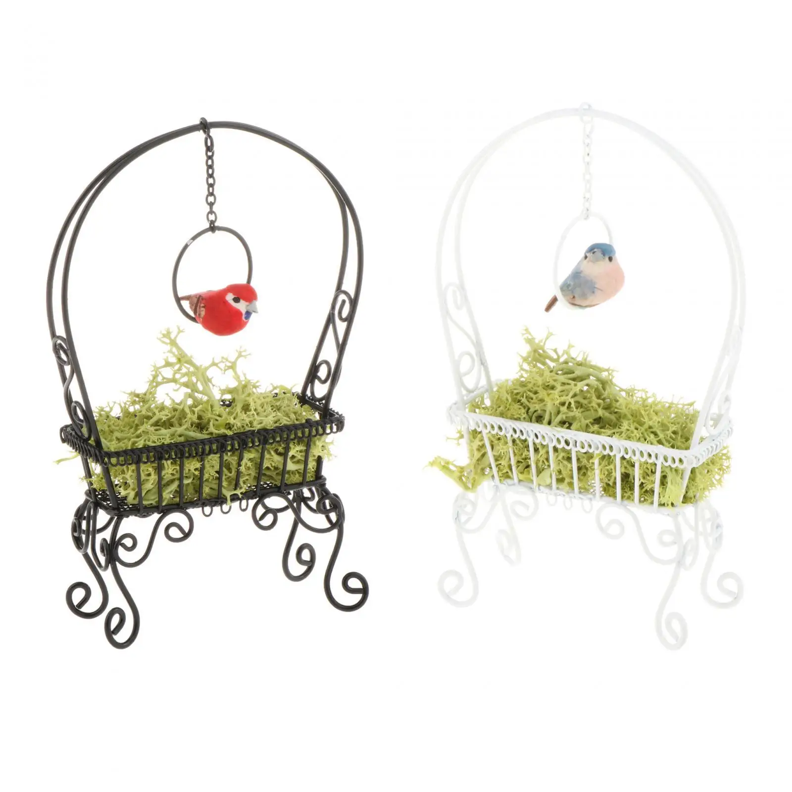 1:12 Doll House Mini Garden Rack Model Craft 7x3.5x13.5cm Furniture Accessory Decorative Multifunctional Ornament Decoration