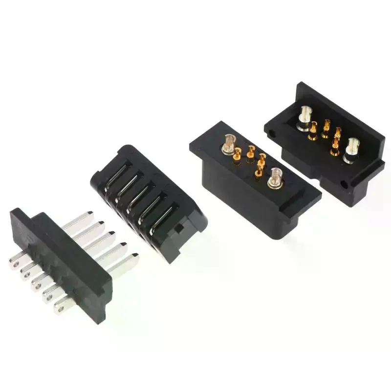 1Pair Hailong Power Discharge Connector 4pins/5pins/6pins Male And Female Ebike Parts Power Plug
