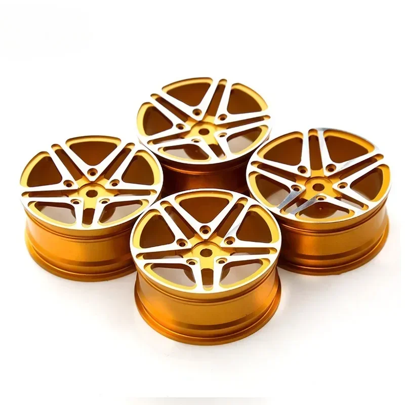 4 pcs 1 Set Aluminum Alloy Metal Whee Rim Fit HPI HSP RC model 1:10 On-Road Racing Car for HSP94122