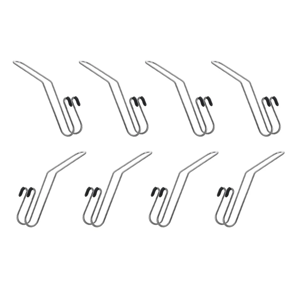 

8 Pcs Car Seat Hook Headrest Hangers Backseat Storage Hooks Grocery Bag Stainless Steel Anti-rust Racks Organizer