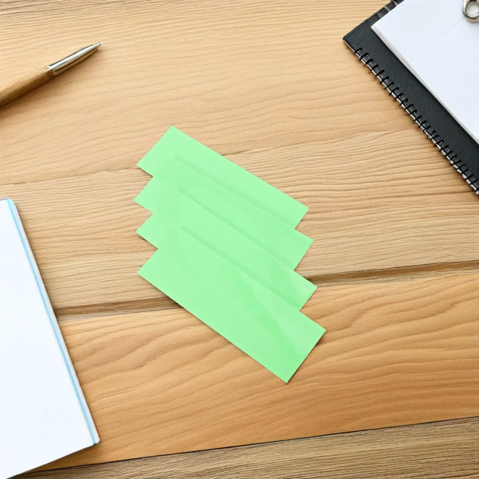 4Pcs Fingerboard Glow-in-The- Tape Fluorescent Red Anti-Slip 38x110mm Mini Skate Board Accessories Creative DIY