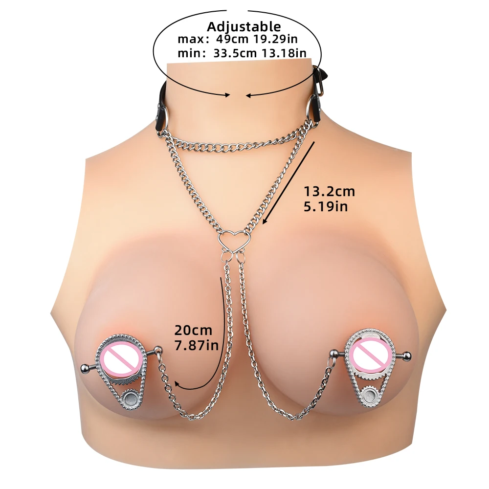 LEZEE-abrazadera para pezones con forma de engranaje mecanizado, equipo de Bondage, abrazaderas para pezones de trébol duro, Clips metálicos para pechos, estimulación del cuerpo, Juguetes sexuales BDSM