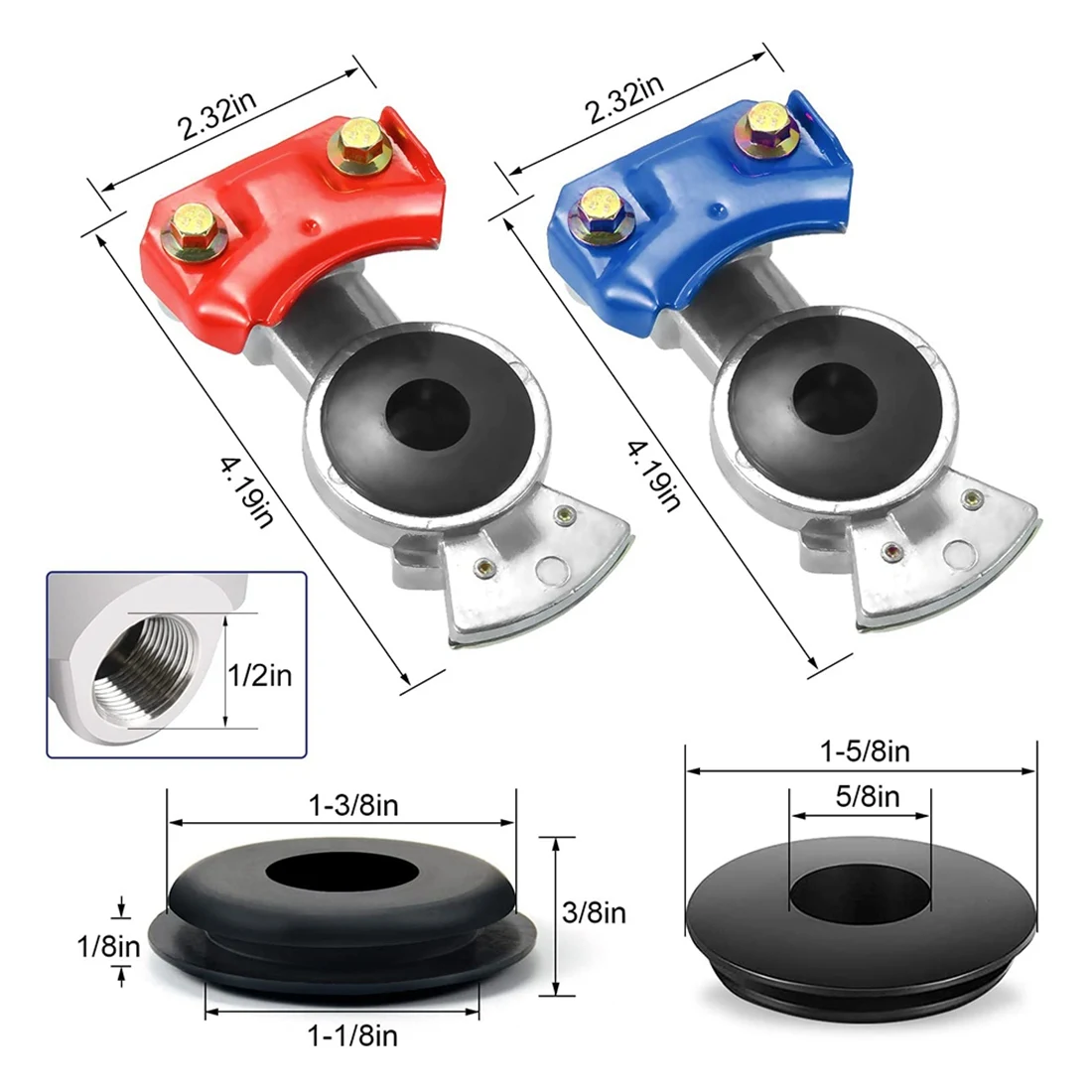 T47C_Glad Main avec jeu de joints, aiguilles Glad d'urgence pour semi-camions