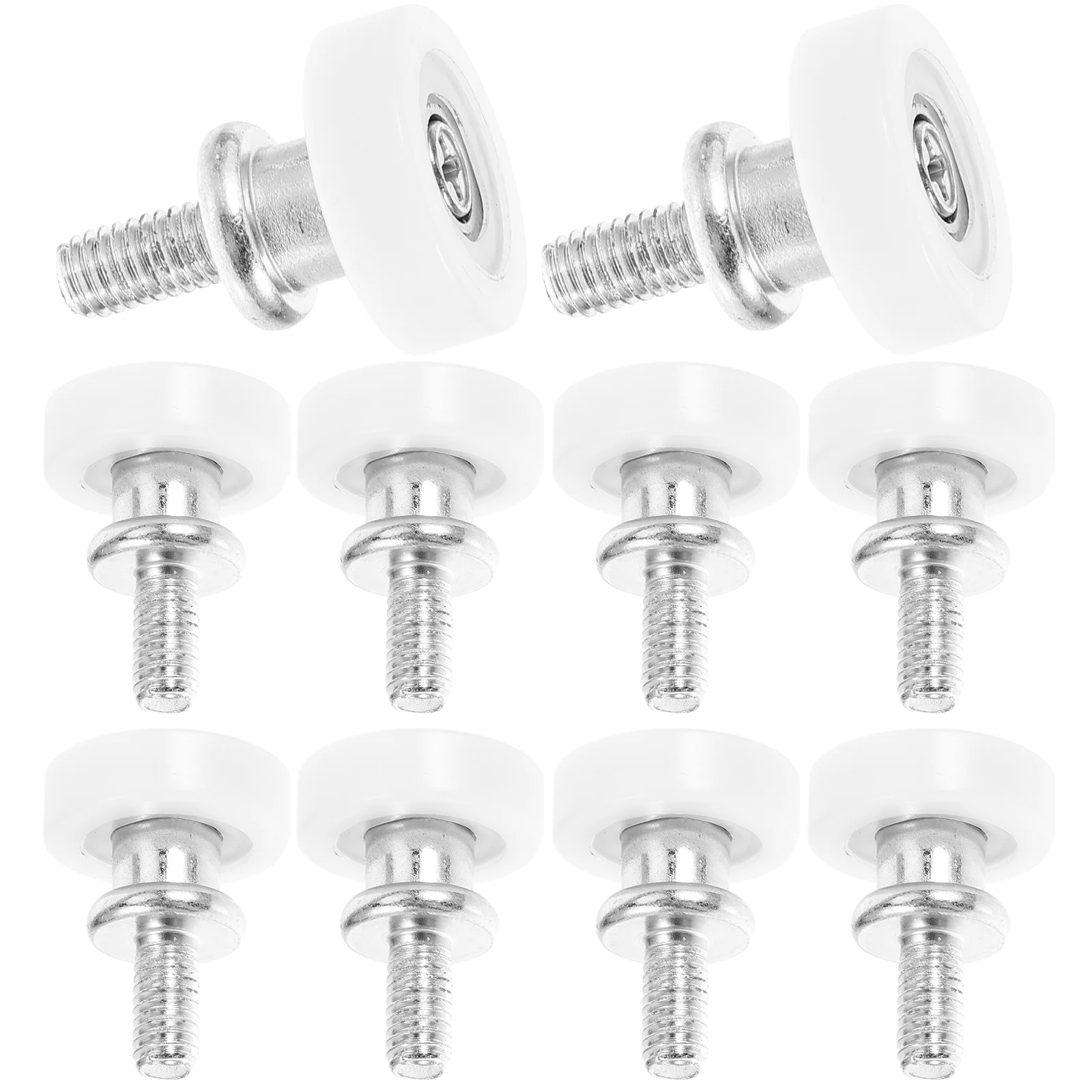 10 Pcs 625 Bearing Screw Roller Refrigerator Drawer Sliding Door Pulleys Rust Free Plastic Guide Wheel Smooth High