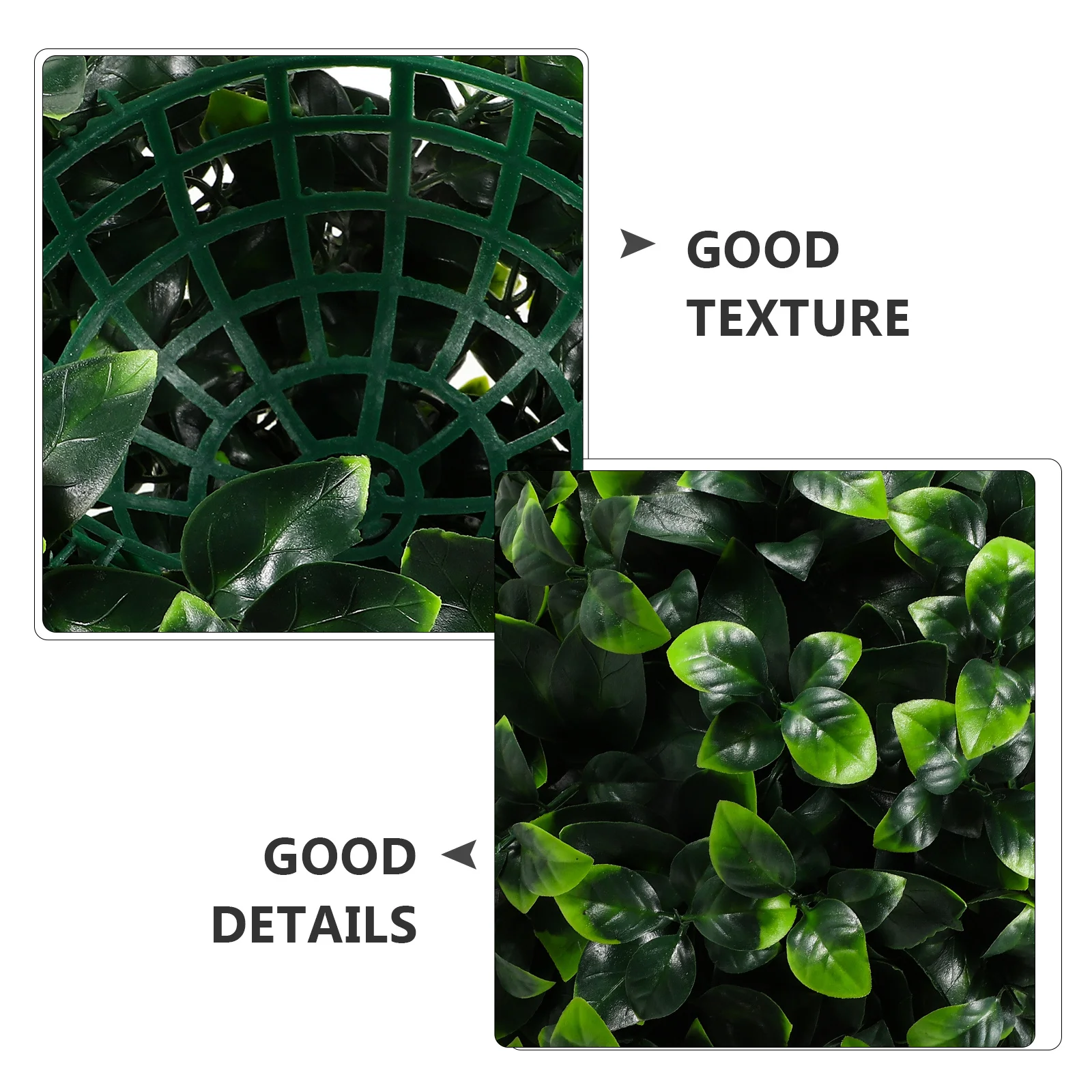 كرة توبياري نباتية صناعية 30 سم ديكور كرة عشبية معلقة واقعية لديكور المنزل الداخلي والخارجي #3