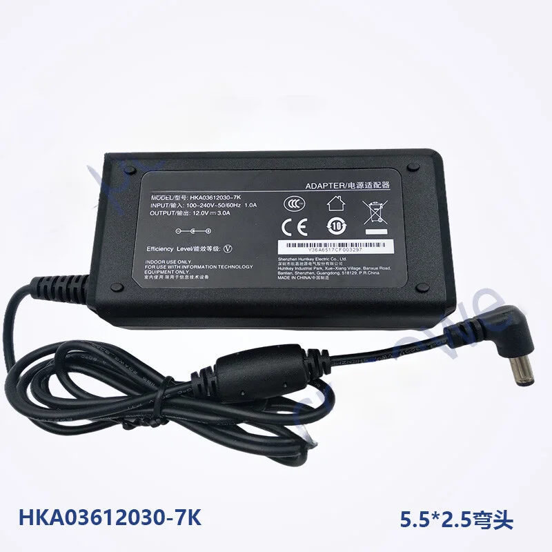 Para HuntKey HKA03612030-7K12V3A AC DC adaptador de corriente cargador de electricidad para adaptador LED