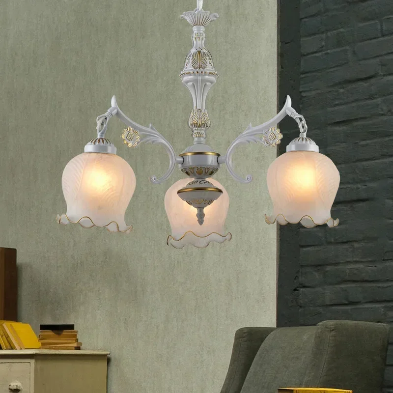 New Genuine Zinc Vintage Foyer Lampadario LED Chandelier Light Top Novelty Indoor Lights Wedding Decoration Lustres De Cristal