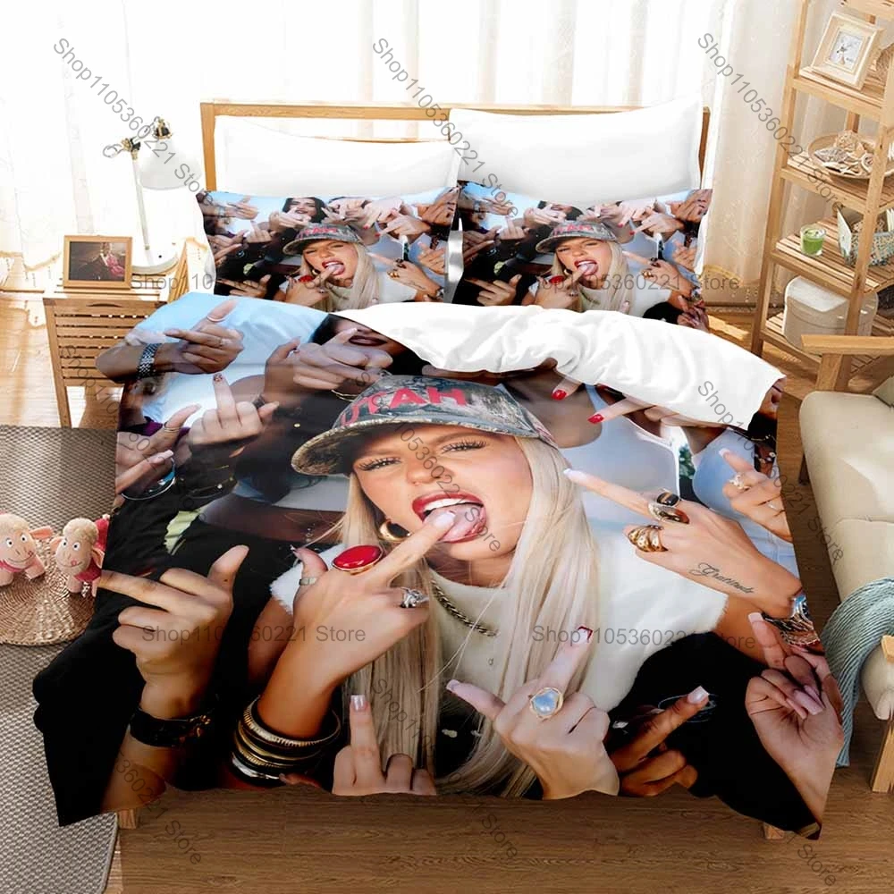 South London Soul R&B Style Duvet Cover + 2 Pillowcases Skye Newman Digital Printed Machine Washable Holiday Gift For Young Fans