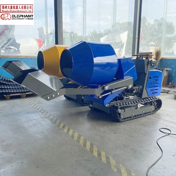 Customized Factory Supply Low Cost 320L Capacity Crawler-type Self Loading Concrete Mixer Truck Model 500