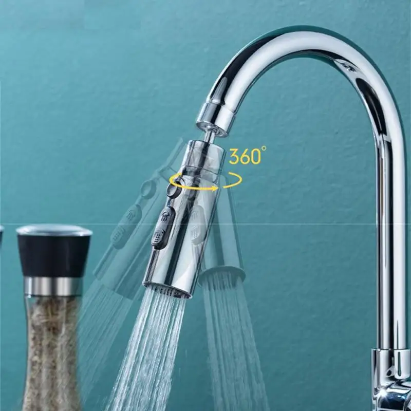 Keuken Kraan Beluchter 3 Modi Badkamer Anti-Splash Tap Extender Adapter Kraan Wastafel Sproeier Besparing Waterkraan Filter Mondstuk