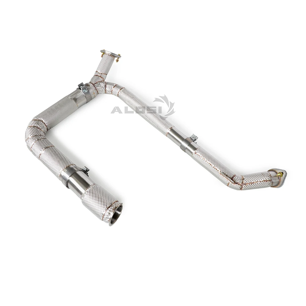 

For Porsche Boxster S 718S 2.5T 2016-2023 high-performance stainless steel exhaust downpipe with heat shield with catalytic