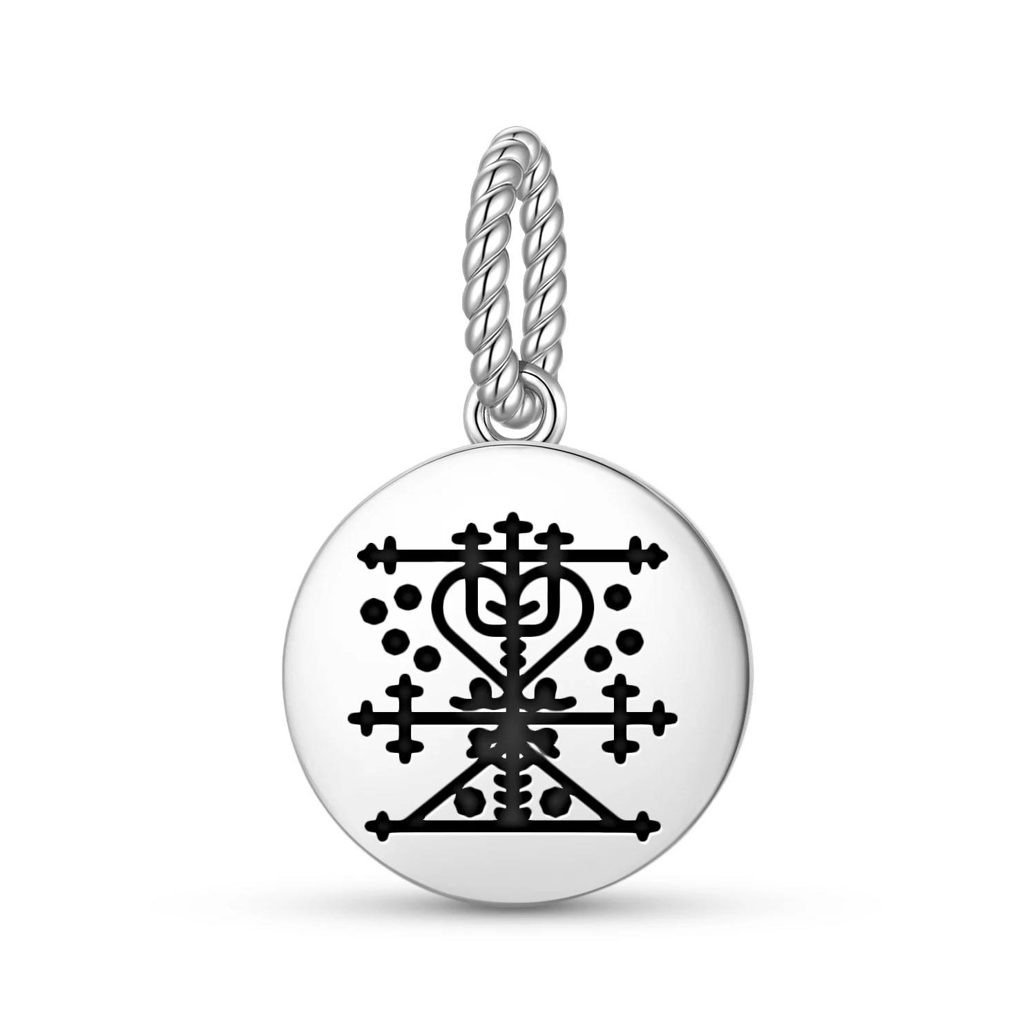 

Central America Maman Brigitte Pendant 925 Sterling Silver Symbol Charm Bead for Women Bracelet Necklace Jewelry Fashion