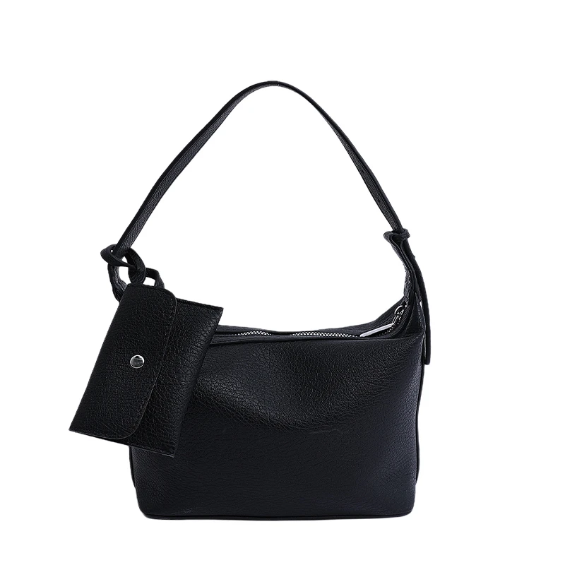 موضة بسيطة الصلبة النمط الكلاسيكي بولي PU حقائب كتف مربعة عالية الجودة تخفيف رائعة حقائب كروسبودي للنساء 2025 جديد