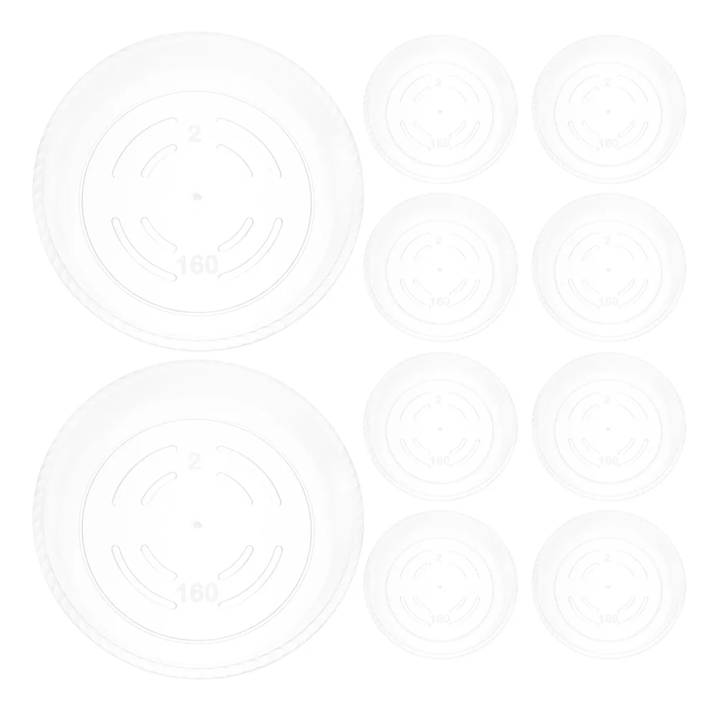 

10Pcs Plastic Round Planter Saucer Drip Trays Reusable Pot Plates for Indoor Outdoor Plants Floor Water Protection