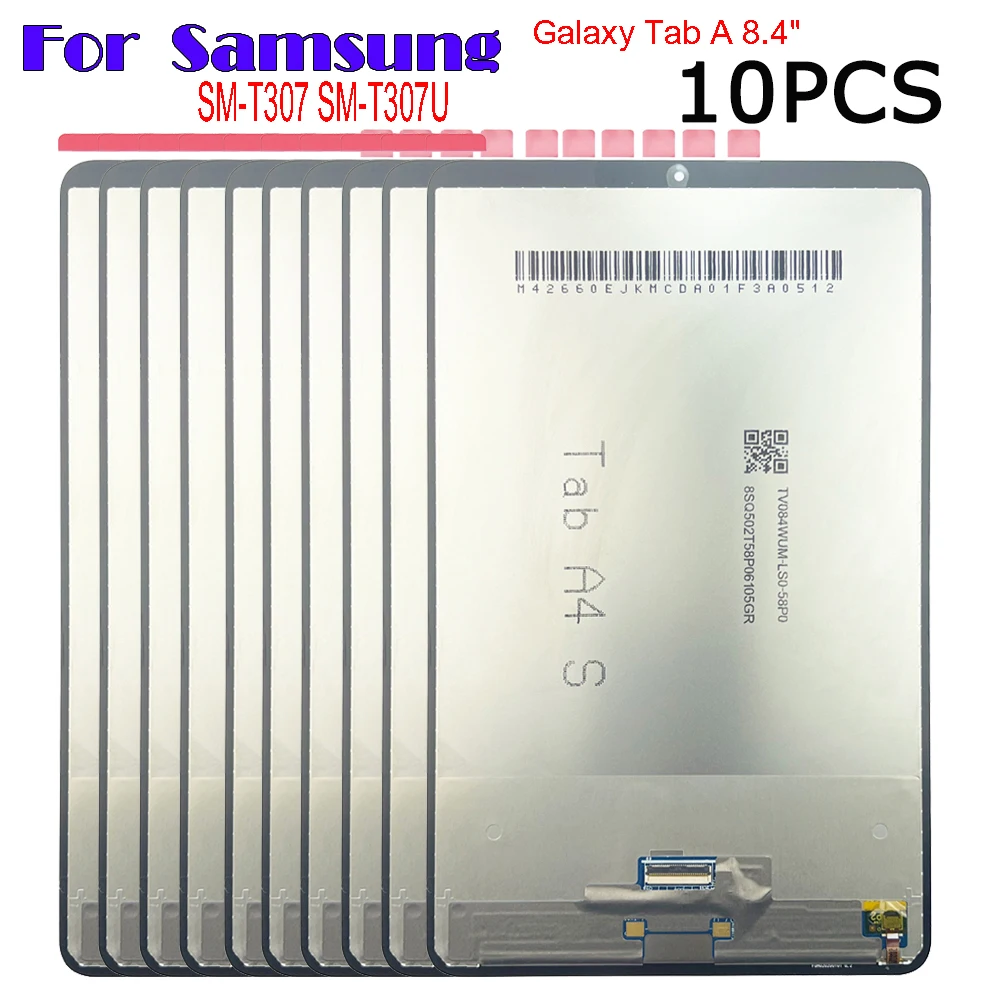 

10 шт. ЖК-дисплей для Samsung Tab A 8,4 2020 SM-T307U T307 T307U SM-T307, замена преобразователя сенсорного экрана в сборе