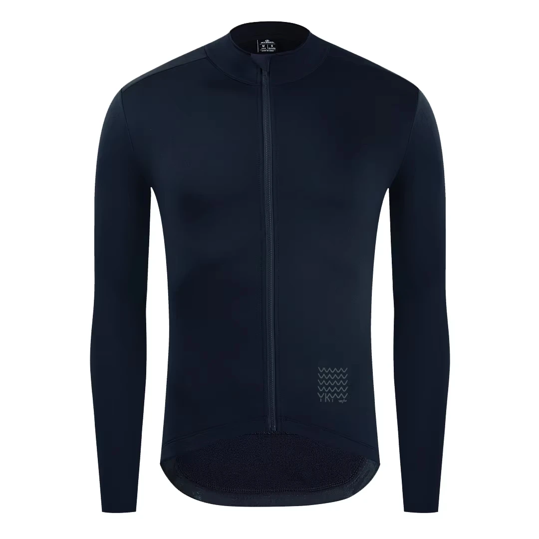 YKYWBIKE Männer Winter Thermo Fleece Langarm Männer Jacke MTB Fahrrad Mantel Pro Top Radfahren Jersey Ciclismo Fahrrad Kleidung 5 farbe