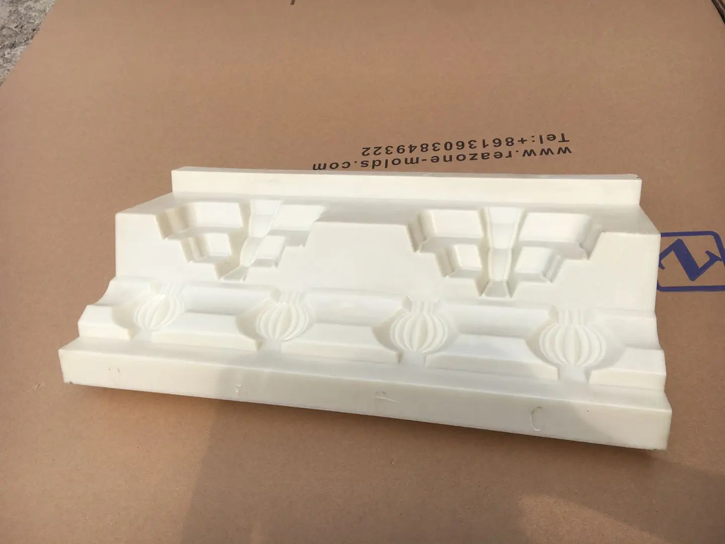 Decorative Concrete Eave Plastic Molds for outdoor Roof Edging Decoration