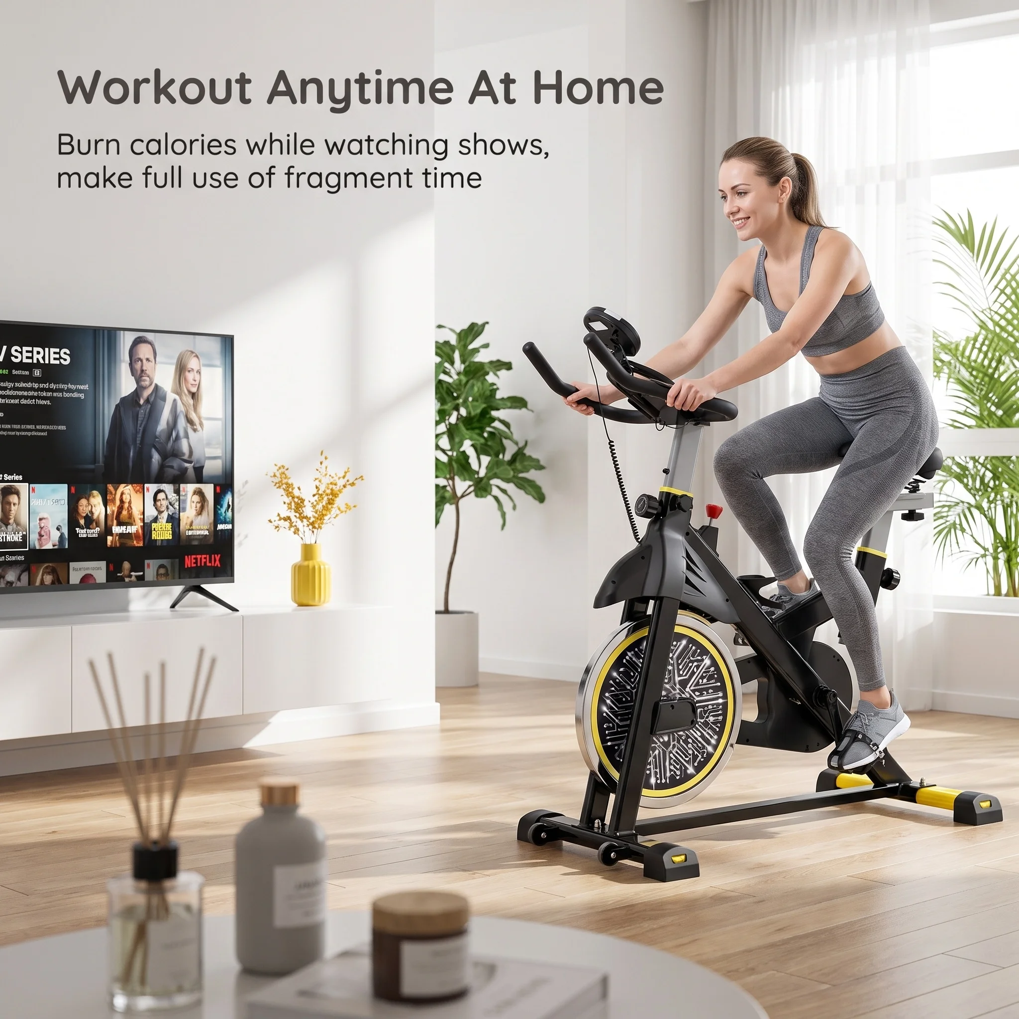 Умный магнитный велотренажер с – обзор и цена Home Gym No Equipment