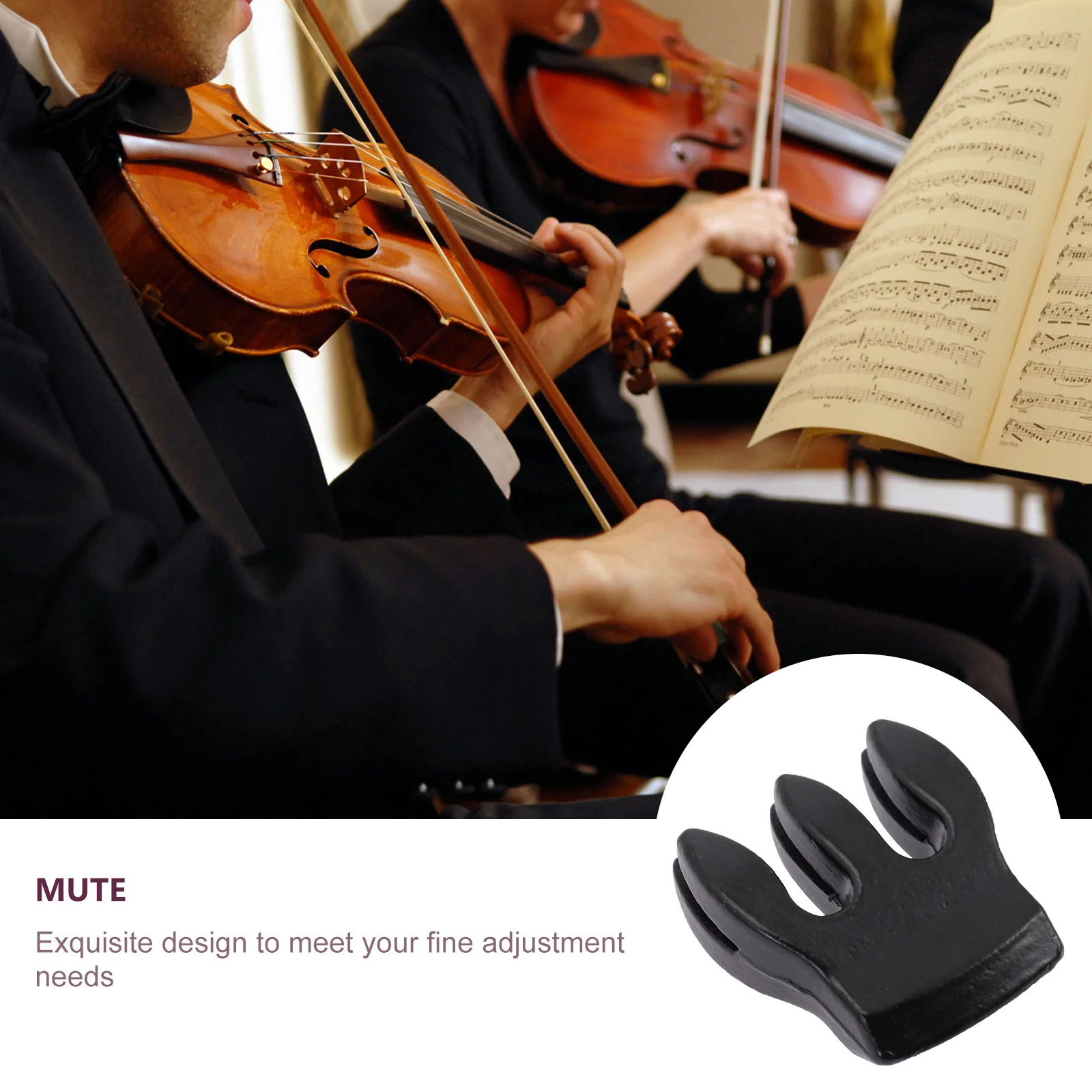 Практика скрипки Sordino Metal Mute Мягкий регулятор громкости Простой в использовании аксессуар для скрипки Sordine для снижения звука и переноски