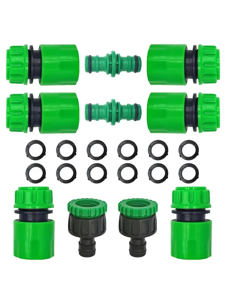 Tuinbesproeiingsslang ABS Snelkoppeling 1/2” uiteinde Dubbele mannelijke slangkoppeling Gezamenlijke adapter Verlengset voor slangbuis
