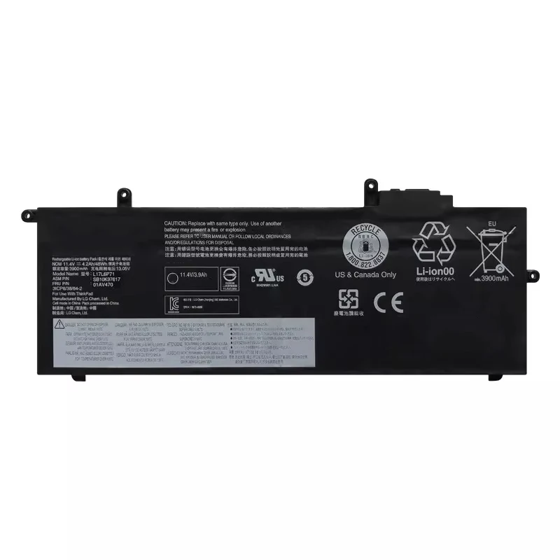 7XINbox 01AV471 L17L6P71 48Wh 4.2Ah Lapotp Battery For Lenovo ThinkPad X280 L17M6P71 L17C6P71 SB10T83164 SB10T83165 series