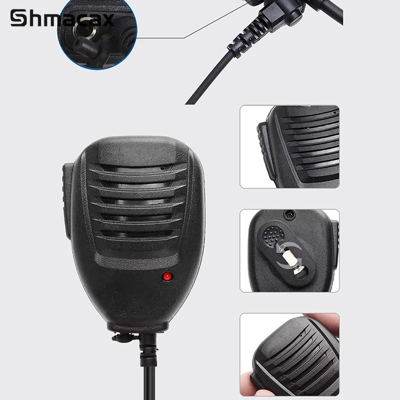 Walkie-talkie Hand Microphone Shoulder Microphone K Head Universal Hand Microphone Walkie-talkie Transmitter