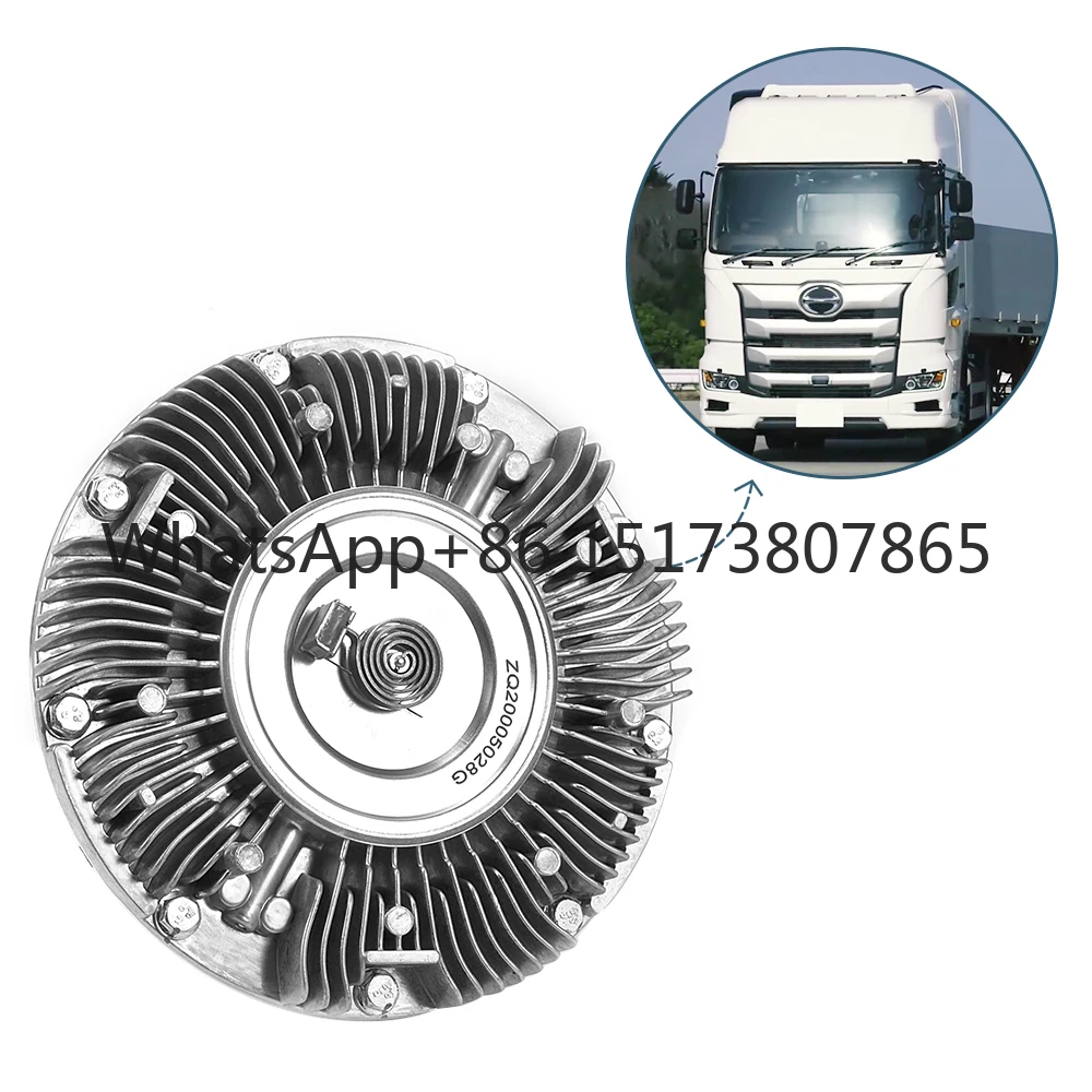 

Silicon Oil Fan Clutch 16250-E0330 for Hino 700 Trucks P11C Engine Cooling System Parts Clutch Fan