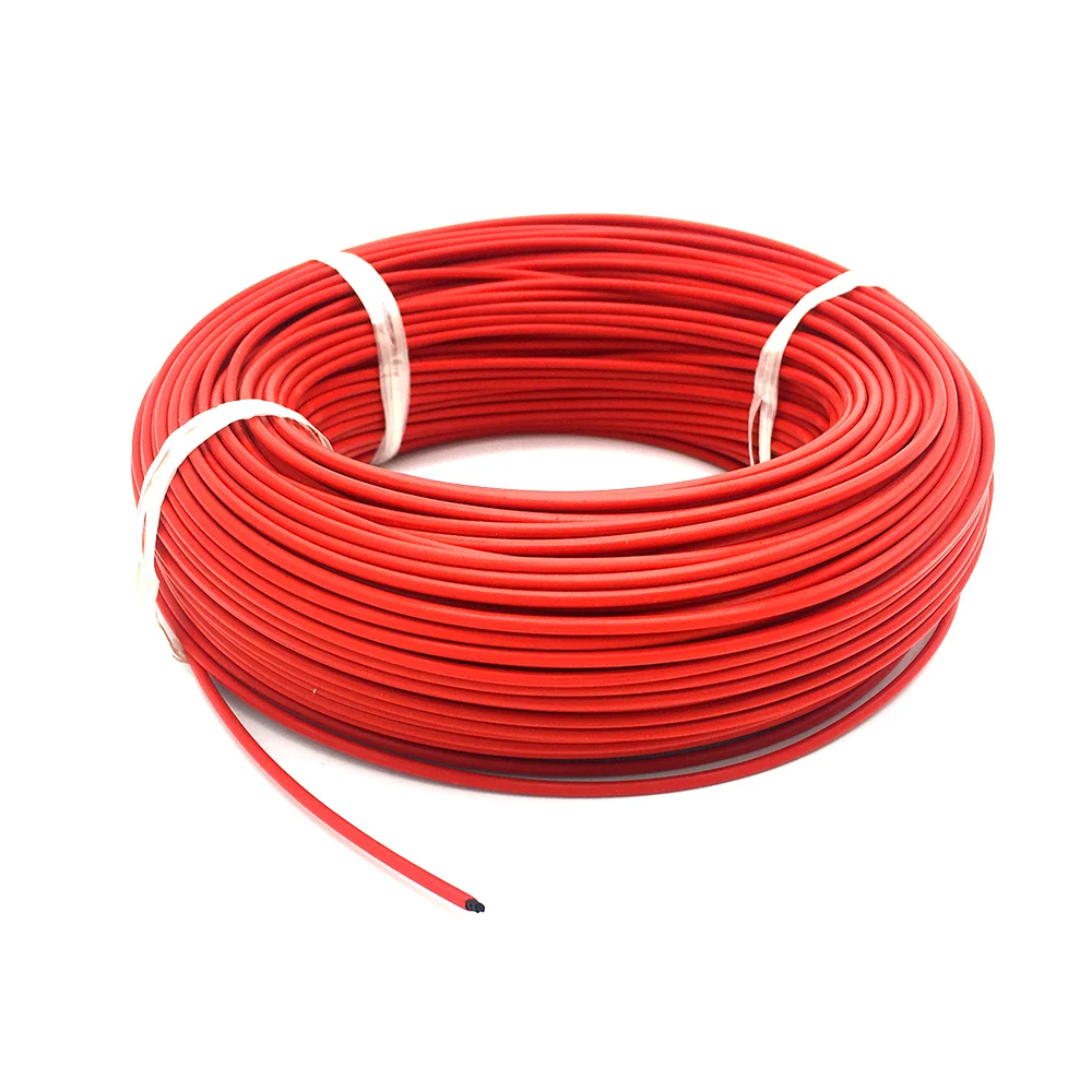 MINCO HEAT 100m/lot Infrared 1K 2K 3K 6K 9K 12K 18K 24K Fluoroplastic Warm Floor Heating Wire DIY Heating Cable Hotline