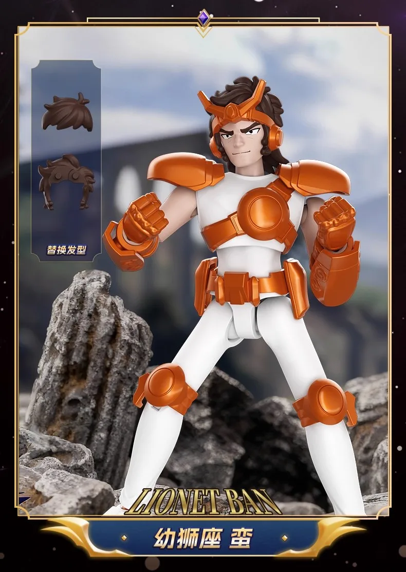 BLOKEES Saint Seiya Champion Class Aries Shion Surplice Bewegliches Montagemodell Anime Actionfigur Sammlerstück Spielzeug – Detail 27