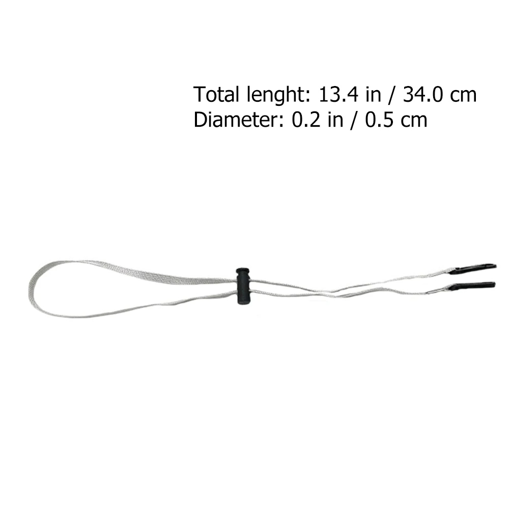 

10pcs Mask Strap Band Lanyards Antislip Face Cover Rope Plastic Earmuff Buckle Cord Adjustable EcoFriendly Durable