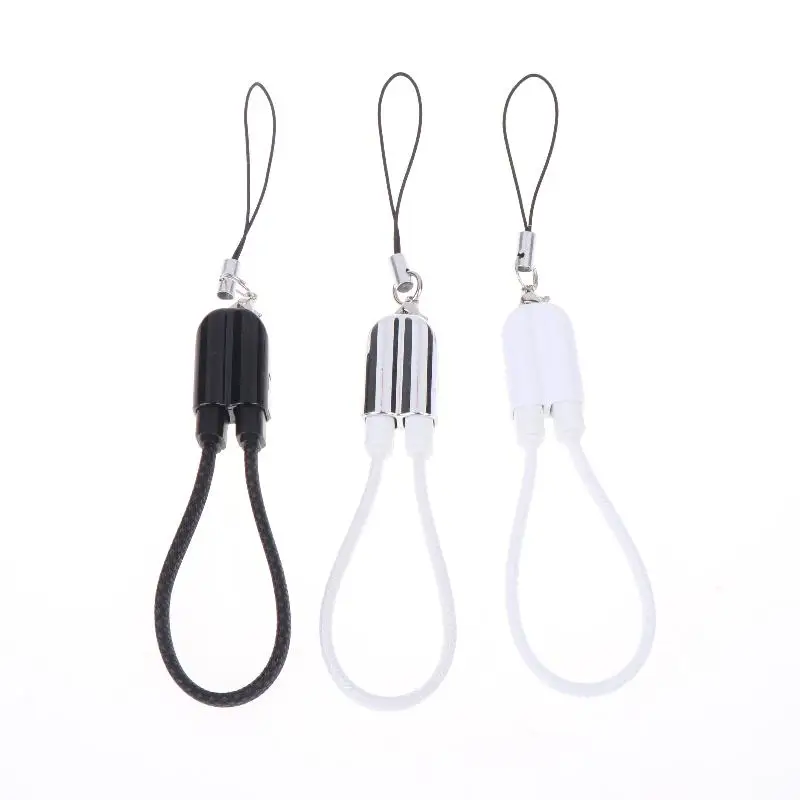 1pc 60W USB Type C To Type C Cable Data Short Cable For Most Mobile Phones Fast Charging USB C To C Cable Keychain