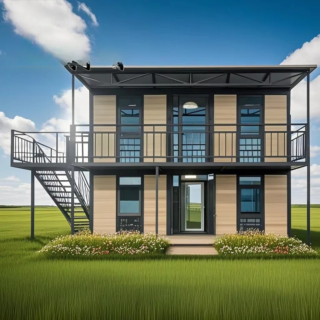 20ft Two Storey Expandable Breathable Modern Prefab Container House with Kitchen Portable Living Space Casa Contenedor