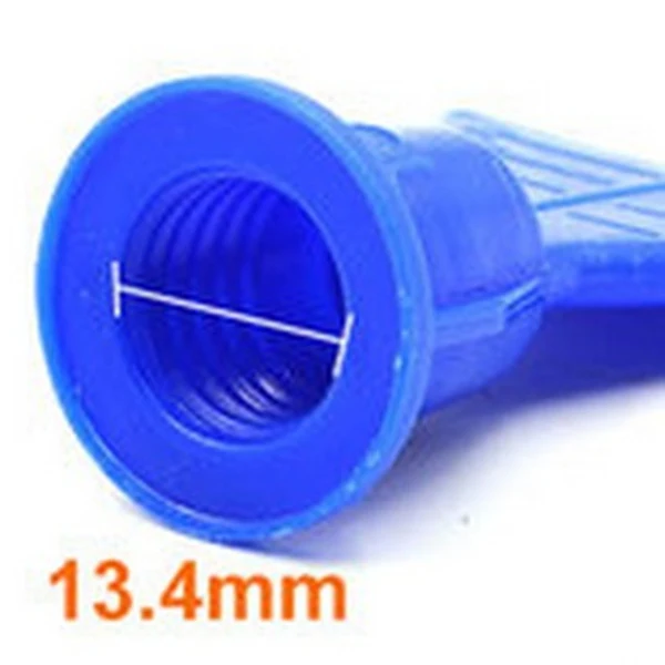 Imagem -05 - Venda Quente Onda Forma Cone de Silicone para Cartucho Calafetagem Peça de Reposição Bico Spray Ponta para Selante Dispenser Seringa Acessório 10pc