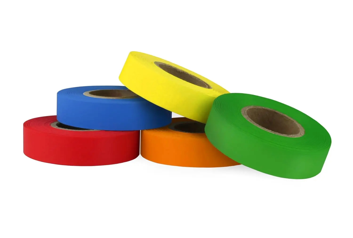 

1/2 Inch Colored Masking Tape, Variety Pack Color Code Labeling Tape for Crafting and Organizing - 500 Inch Rolls (13.88